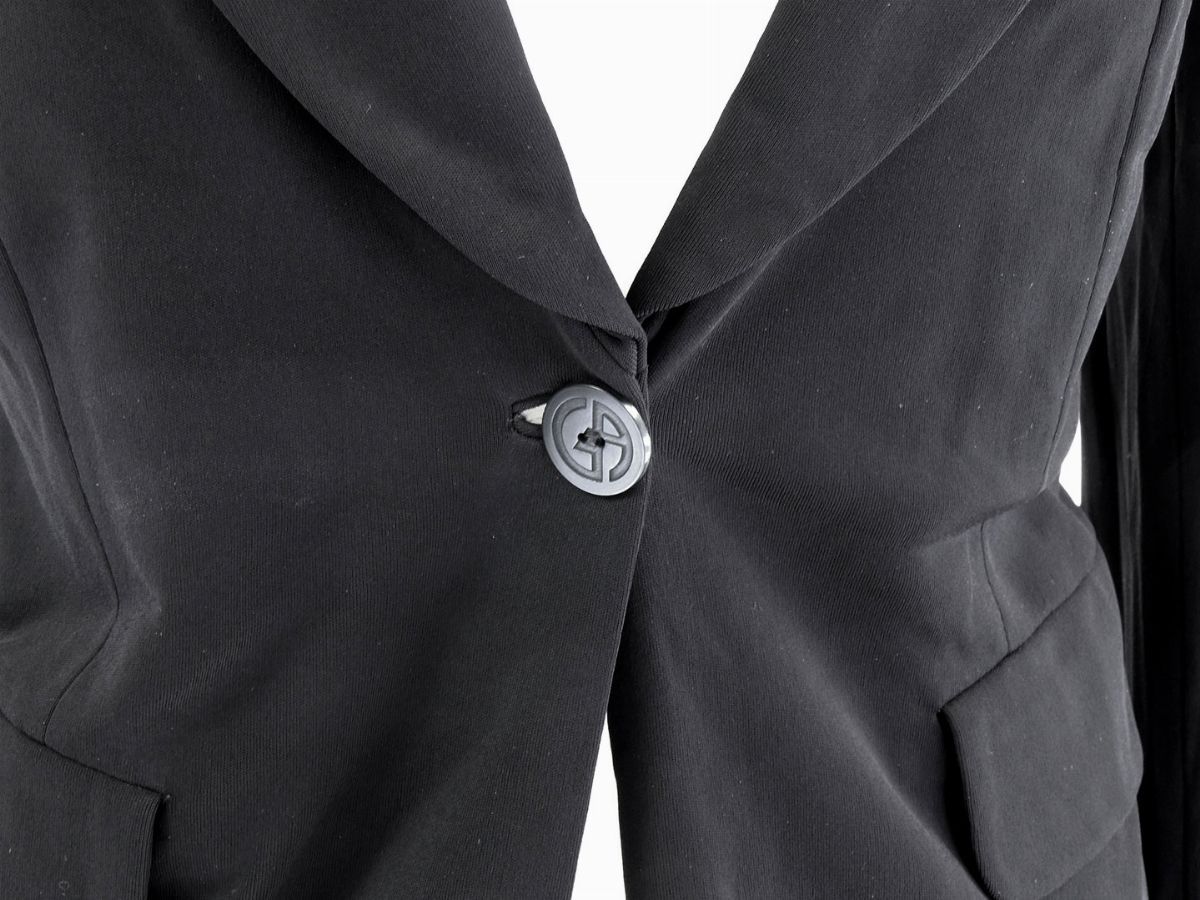 Giacca in Jersey Nero, Giorgio Armani