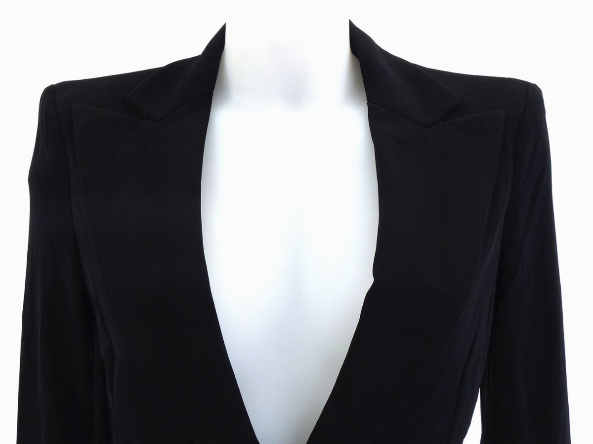 Giacca in Jersey Nero, Giorgio Armani