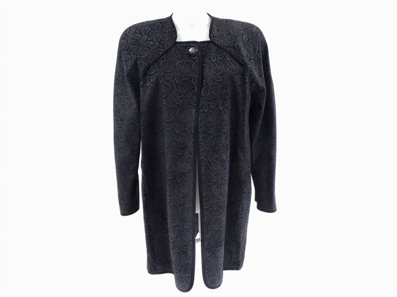 Soprabito in Camoscio Nero