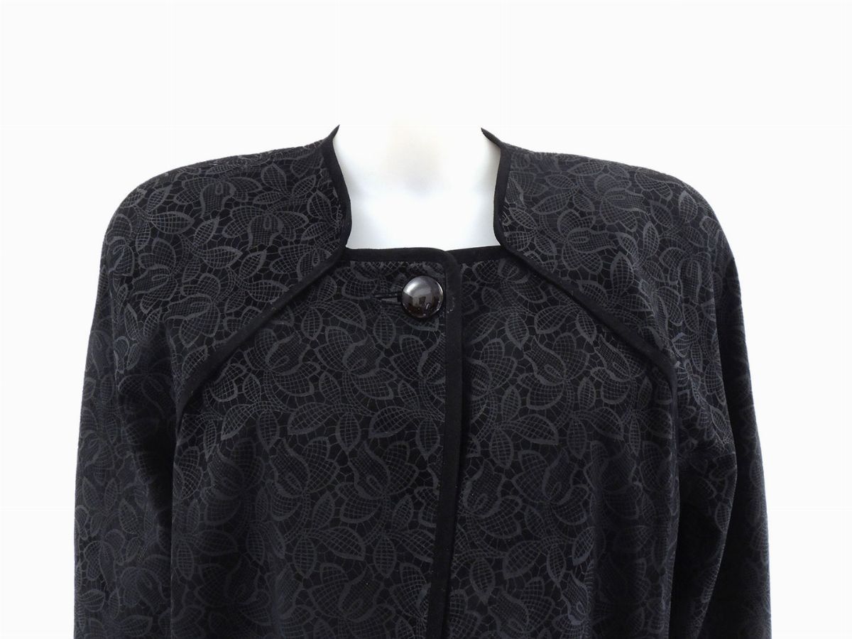 Soprabito in Camoscio Nero