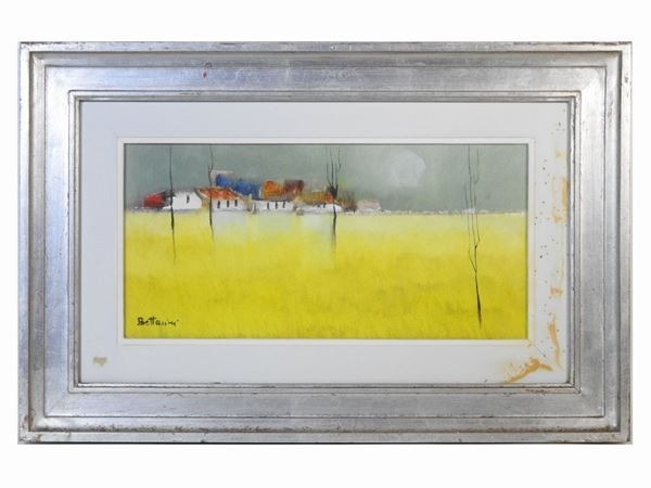 Lido Bettarini : Campagna Toscana, 1976  - Asta Arte moderna e contemporanea - Maison Bibelot - Casa d'Aste Firenze - Milano