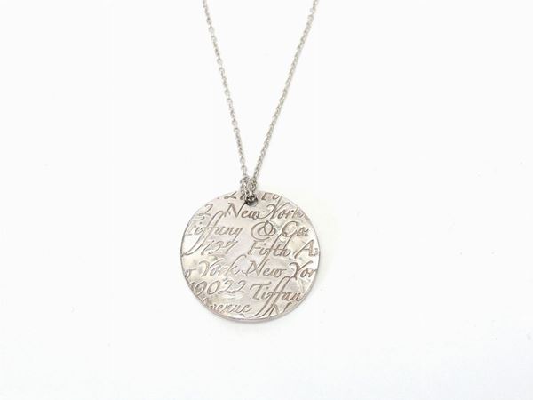 Silver "Notes" pendant, Tiffany & Co