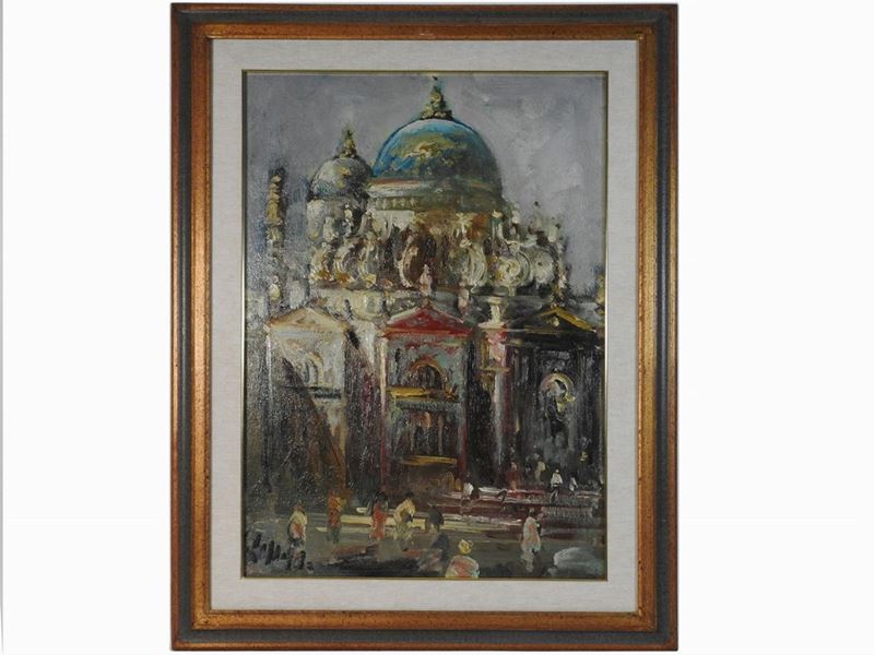 Emanuele Cappello - Veduta della Basilica di Santa Maria della Salute