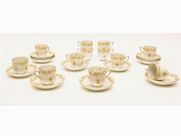 Served as a porcelain coffee, Herend