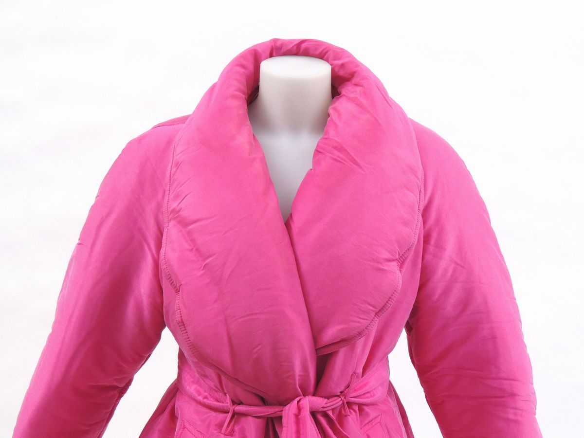 Cappotto in Seta Fucsia, Moschino