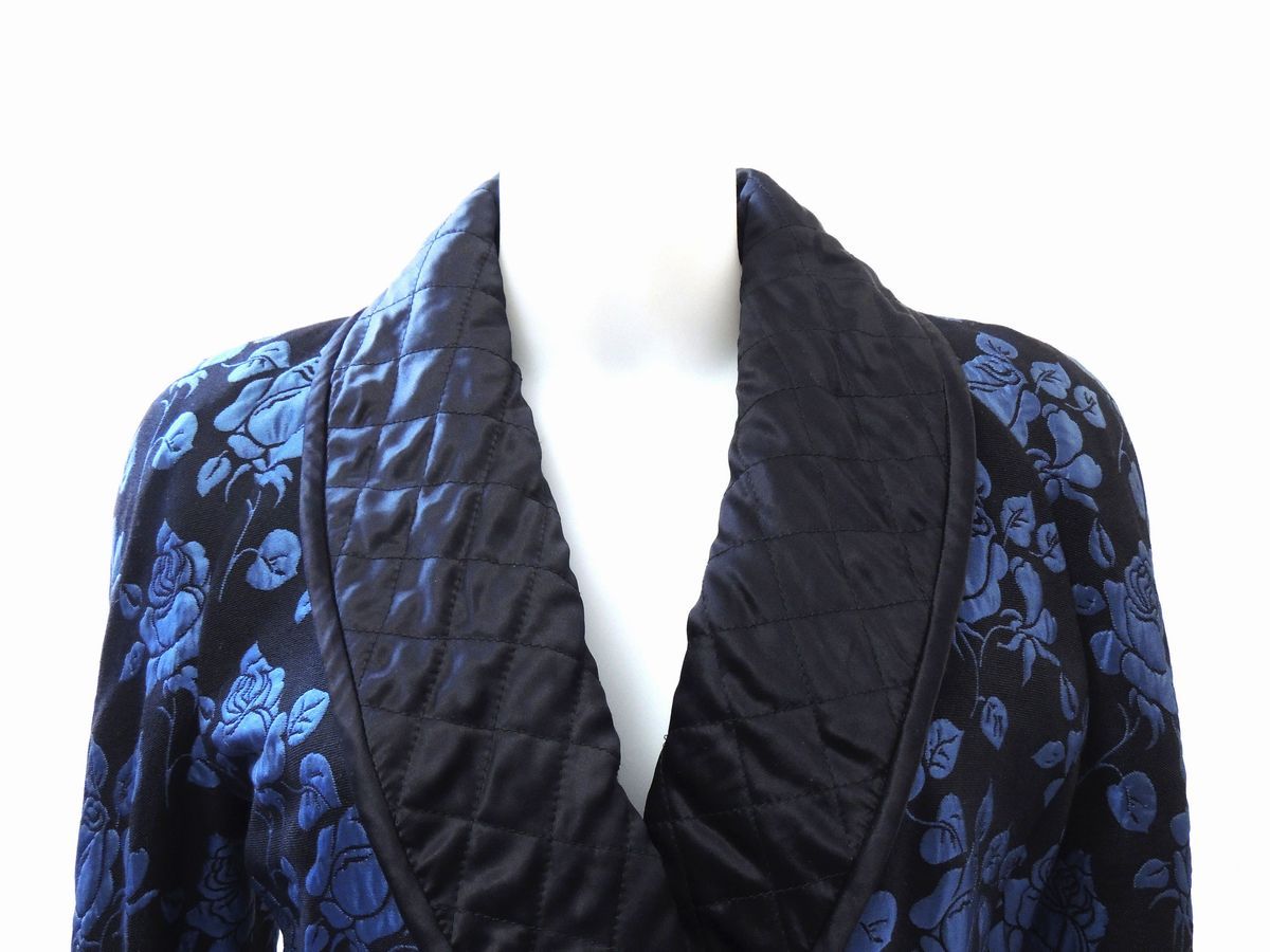 Giacca in Viscosa Blu e Nera, Valentino