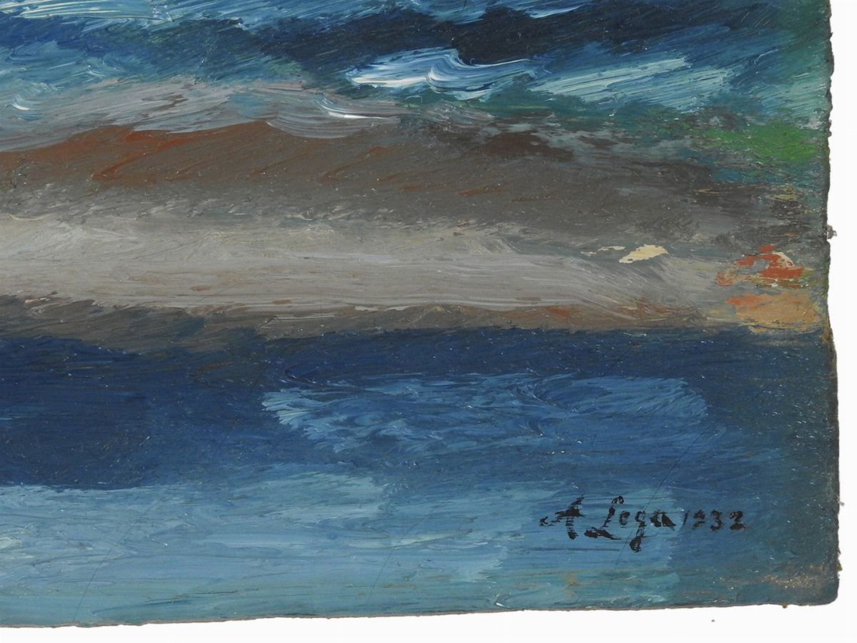 Achille Lega - Paesaggio Toscano 1932