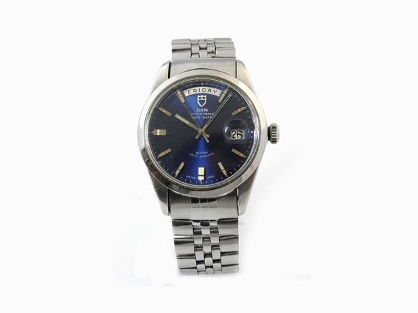 Stainless steel Tudor Prince Day Date men's wristwatch