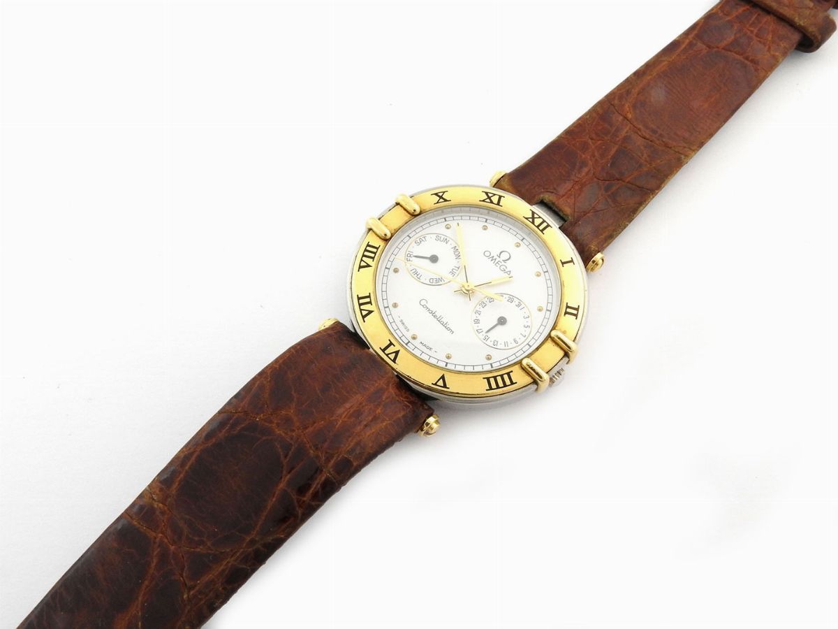 Orologio da Polso per Uomo Omega Constellation Day-date in Acciaio e Oro