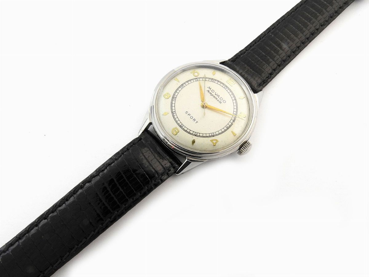 Orologio da Polso per Uomo Movado Tempomatic in Acciaio