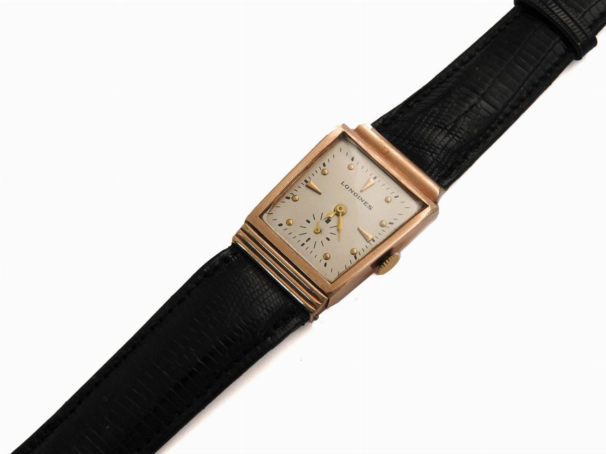Orologio da Polso per Uomo Longines in Metallo Placcato Oro 10 Kt