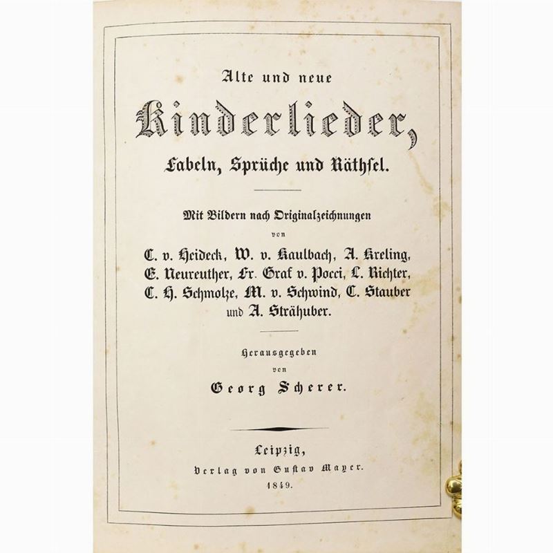 Georg Scherer - Alte Und Neue Kinderlieder, Fabeln, Sprüche Und Räthsel