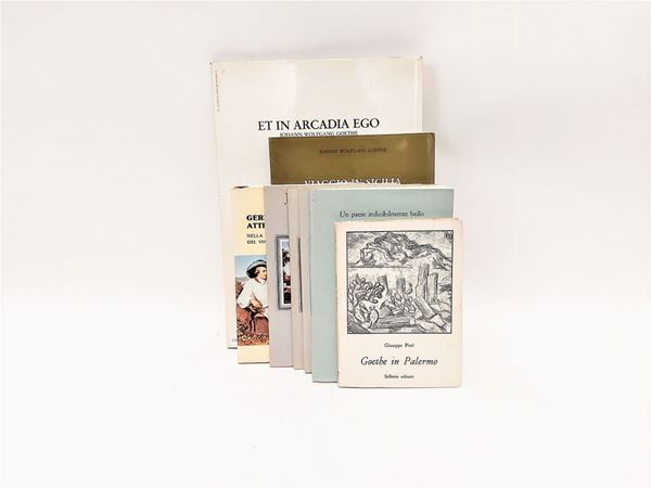 Lotto di libri su Goethe in Sicilia  - Auction The sicilian Library of d'Agata Family - Maison Bibelot - Casa d'Aste Firenze - Milano
