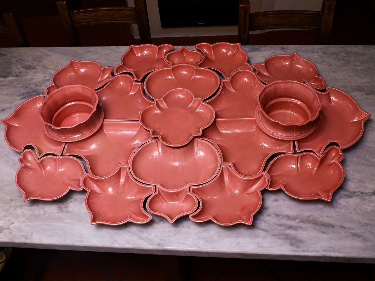Grande Antipastiera Componibile in Ceramica Acarosa Portocervo