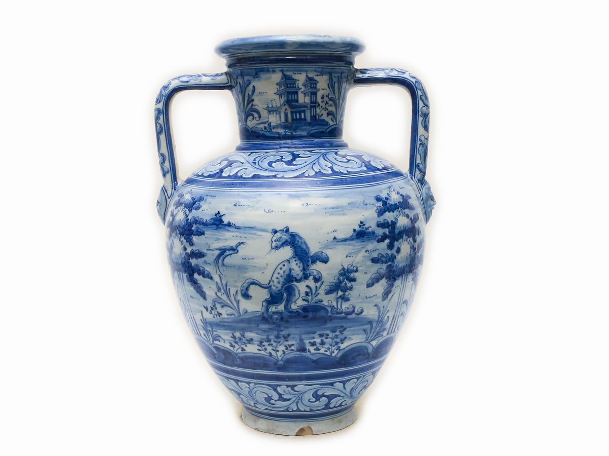 Vaso in Terracotta Smaltata