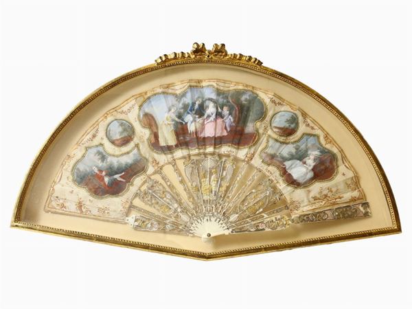 Folding fan  - Auction Furniture, paintings and antique curiosities - Maison Bibelot - Casa d'Aste Firenze - Milano