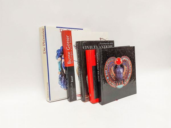 Lotto di libri su antiche civiltà  - Auction The sicilian Library of d'Agata Family - Maison Bibelot - Casa d'Aste Firenze - Milano
