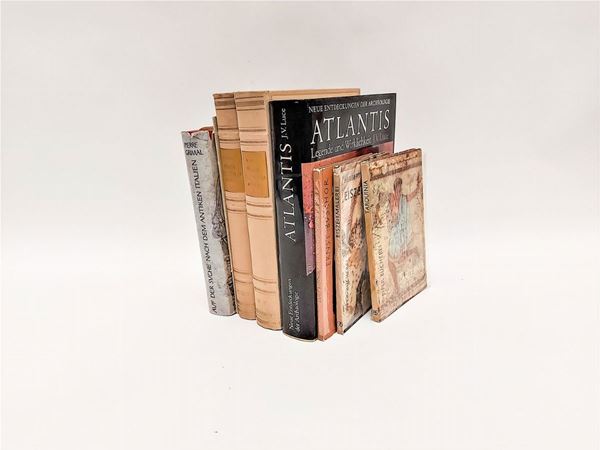 Lotto di libri sulla storia dell'Italia antica  - Auction The sicilian Library of d'Agata Family - Maison Bibelot - Casa d'Aste Firenze - Milano