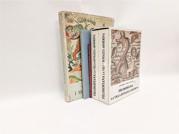 Lotto di libri su Piazza Armerina  - Auction The sicilian Library of d'Agata Family - Maison Bibelot - Casa d'Aste Firenze - Milano