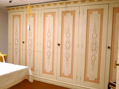 Armadio da Guardaroba in Legno Tenero Laccato