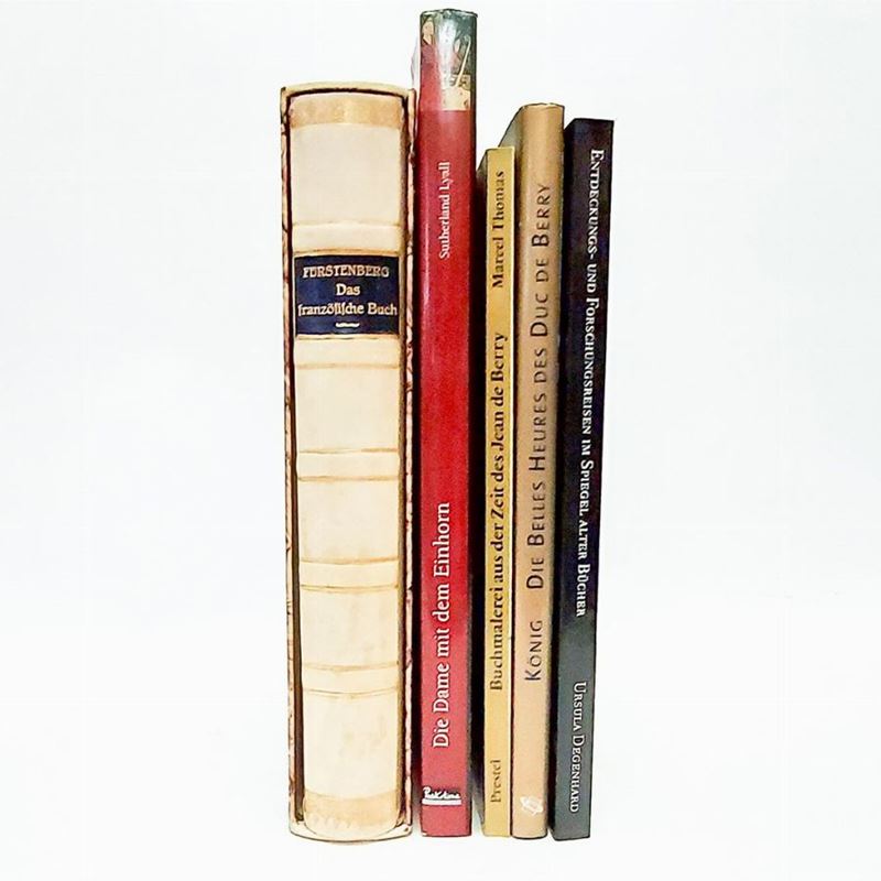 Lotto di Libri su Storia del Libro, Codici Miniati, Libri Antichi