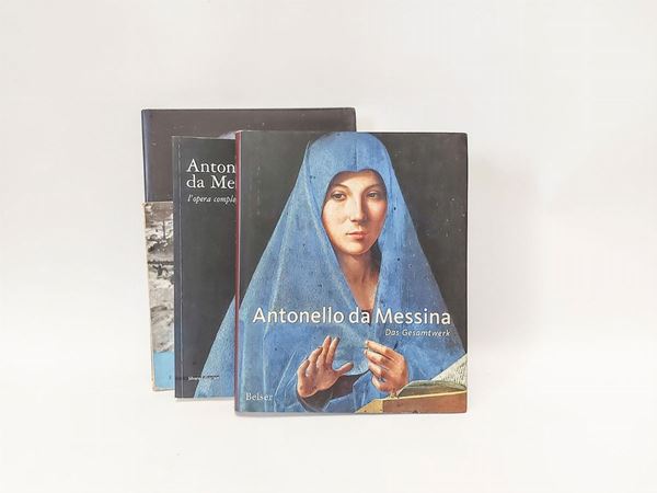 Lotto di libri d'arte: Antonello da Messina