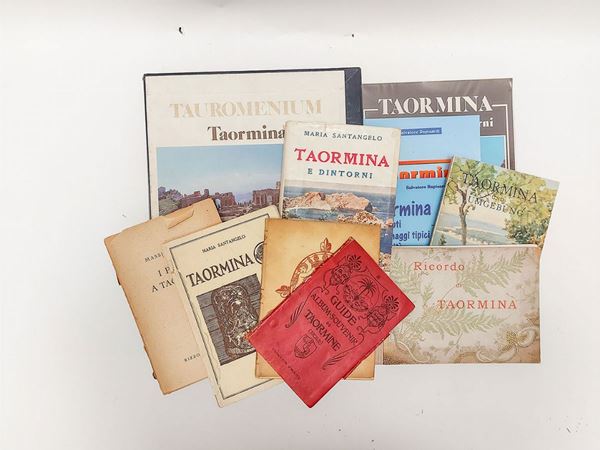 Lotto di libri su Taormina  (XX secolo)  - Auction The sicilian Library of d'Agata Family - Maison Bibelot - Casa d'Aste Firenze - Milano