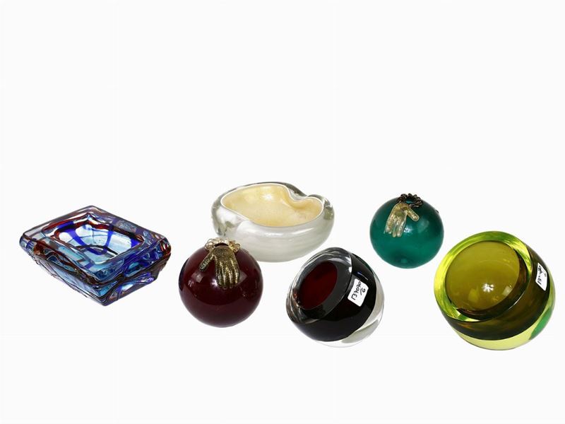 Lotto di Curiosità in Vetro