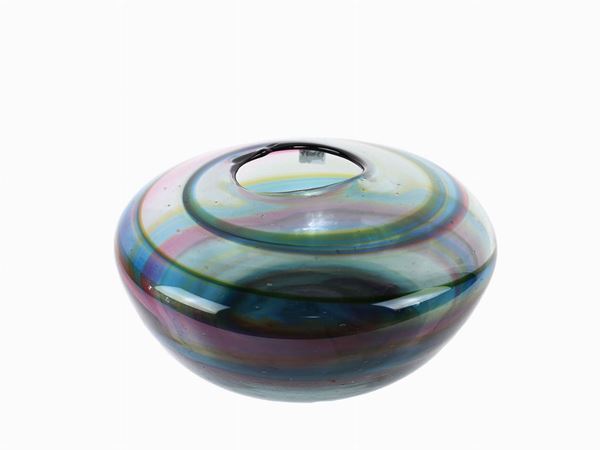 Blown glass vase