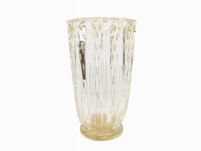 Vaso in Vetro Costolato