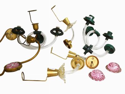 Miscellanea di Applique D'epoca di Tre Diverse Tipologie