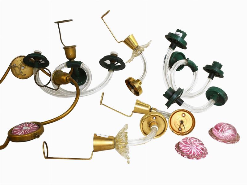 Miscellanea di Applique D'epoca di Tre Diverse Tipologie