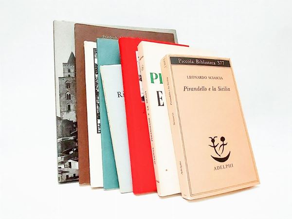 Lotto di libri di argomento letterario sulla Sicilia  - Auction The sicilian Library of d'Agata Family - Maison Bibelot - Casa d'Aste Firenze - Milano