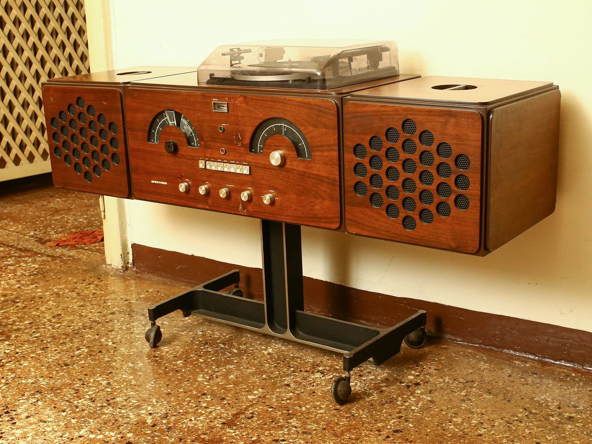 Pier Giacomo e Achille Castiglioni - Radiofonografo Giradischi Rr126 Brionvega