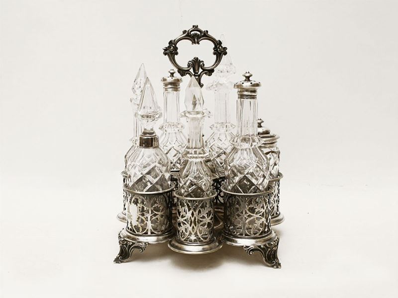 Cruet in Metallo Argentato