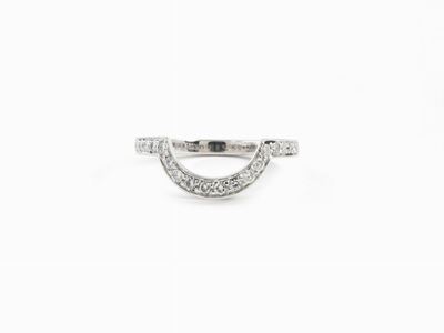 Anello Boucheron in Oro Bianco e Diamanti