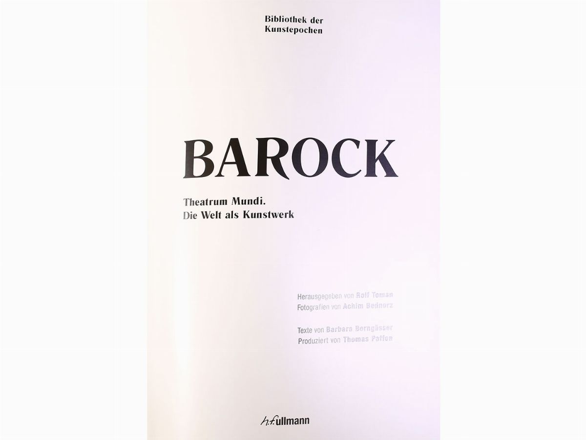 Barock: Theatrum Mundi. Die Welt Als Kunstwerk