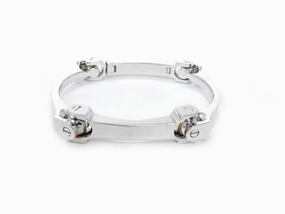 Bracciale Rigido Minas in Oro Bianco