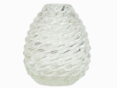 Vaso Seguso Vetri D'arte in Cristallo Ottico, Flavio Poli
