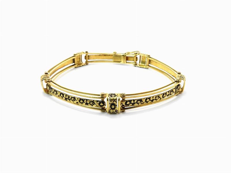 Bracciale a Segmenti in Oro Giallo