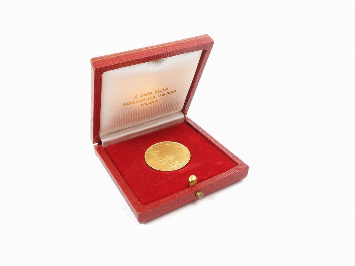 Medaglia Commemorativa in Oro