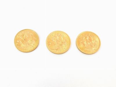 Tre Monete da una Sterlina