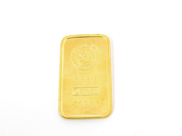 Lingotto in oro 999,9/1000