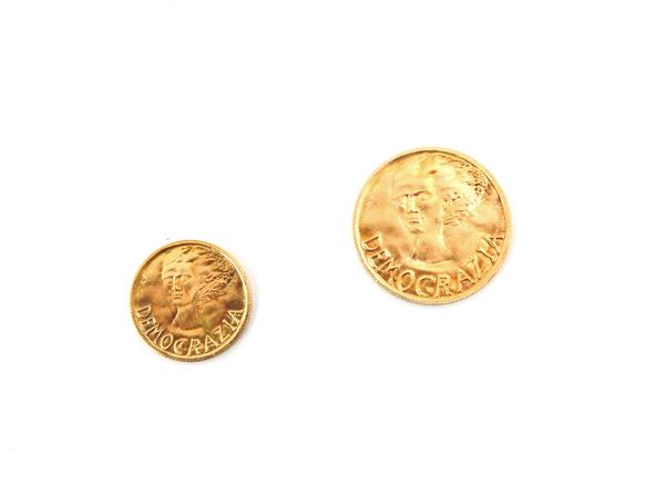 Due monete scudi in oro