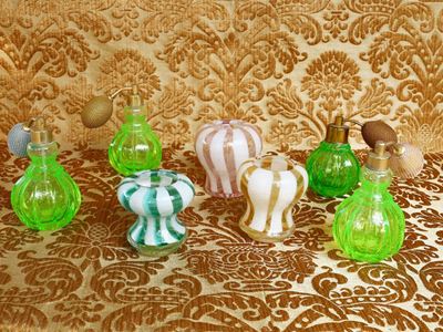 Lotto di Curiosità in Vetro Soffiato e Pressato di Murano