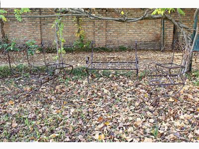 Finimento da Giardino in Ferro Battuto