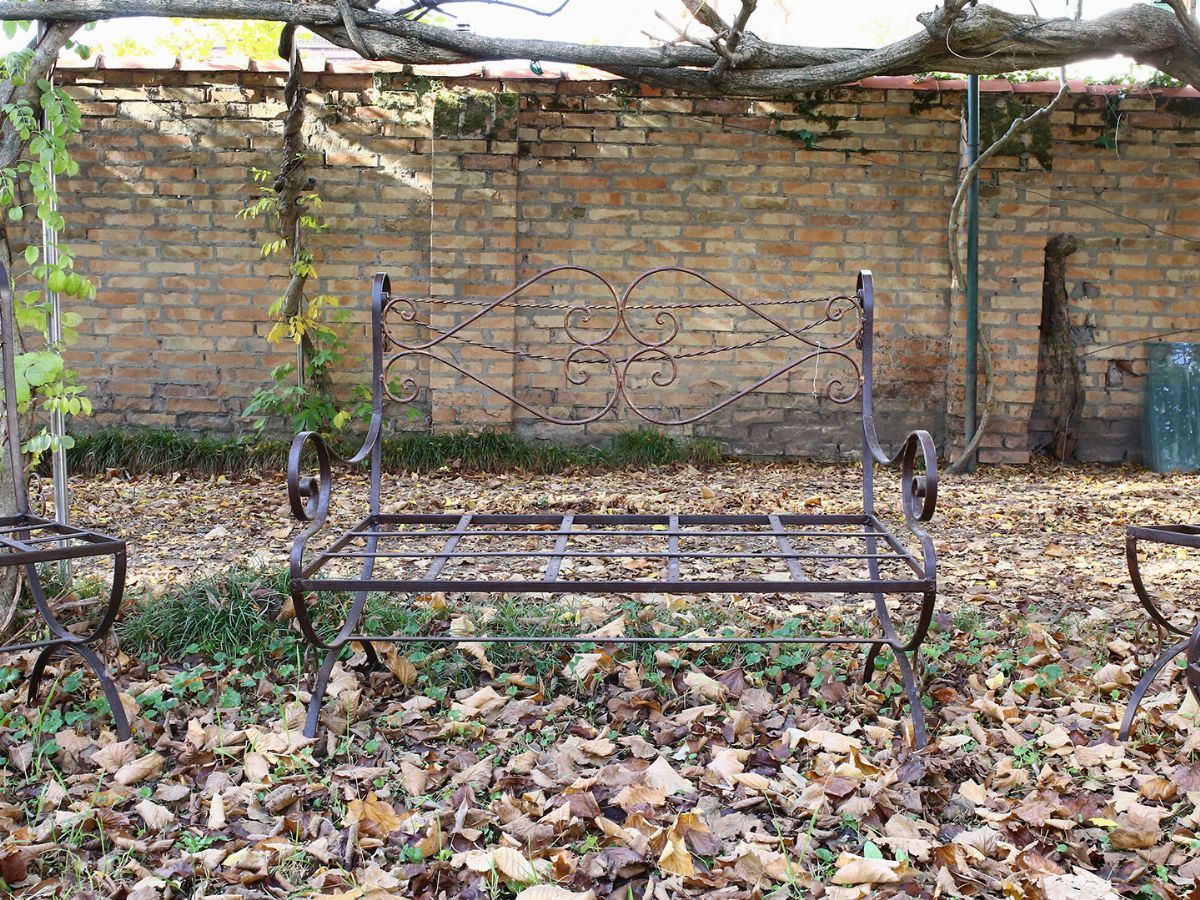 Finimento da Giardino in Ferro Battuto