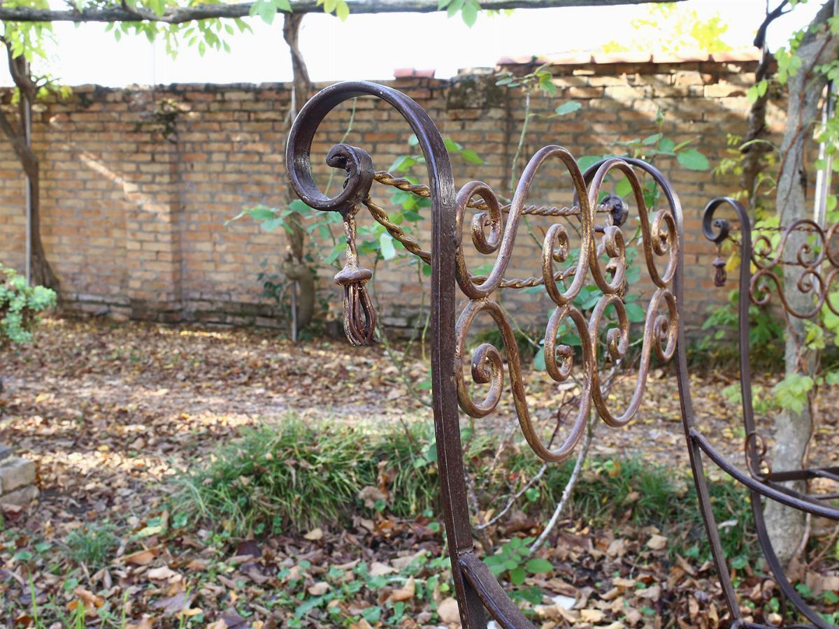 Finimento da Giardino in Ferro Battuto
