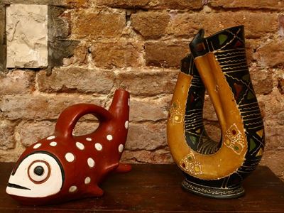 Due Vasi in Ceramica Deruta e Baldelli