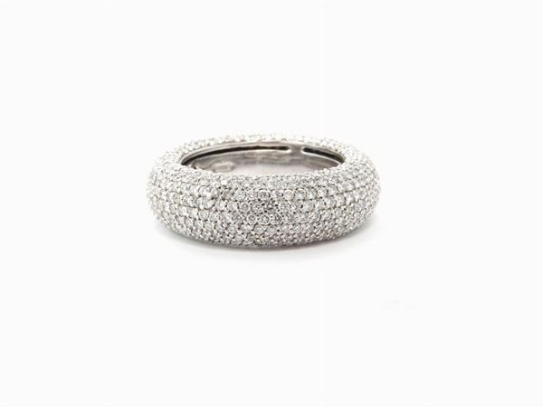 White gold ring with diamonds  - Auction Jewels and Watches - Maison Bibelot - Casa d'Aste Firenze - Milano